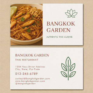 Foto van Thaise restaurantcateringdienst Visitekaartje