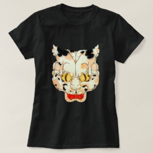 Foto van The Cat, Utagawa Yoshifuji, Ukiyo-e T-shirt