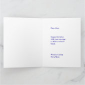 Foto van tiener BIG verjaardagskaart zoon, 13-jari Kaart (Binnen)