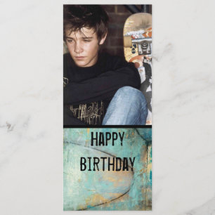 foto van tienerjongen kaart