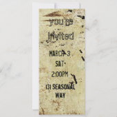 foto van tienerjongen kaart (Achterkant)