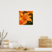 Foto van Tijger Lilies Poster (Keuken)