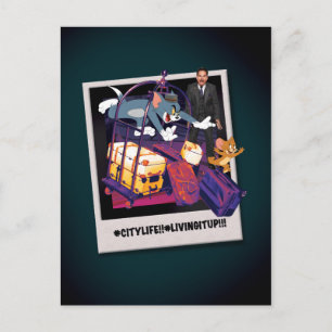 Foto van Tom & Jerry Luggage Crash Briefkaart