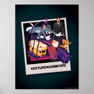 Foto van Tom & Jerry Luggage Crash Poster