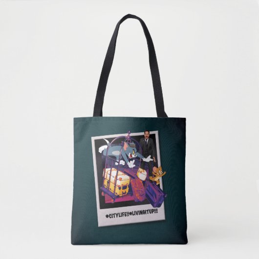 Foto van Tom & Jerry Luggage Crash Tote Bag (Voorkant)