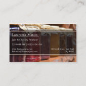 Foto van Traditional Jam in Jars - Visitekaartje (Achterkant)