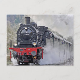Foto van  treintstoomlocomotief briefkaart