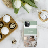 Foto van Trendy Family | Green Happy Blessed Pasen iPhone Hoesje
