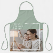 Foto van Trendy Family | Green Happy Blessed Pasen Schort (Voorkant)