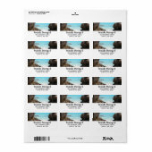 Foto van Tropical Island Coast & Zee Address Etiket (Full Sheet)