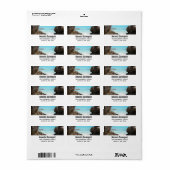 Foto van Tropical Island Coast & Zee Address Etiket (Full Sheet)