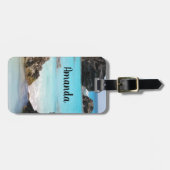 Foto van Tropical Island Coast & Zee Bagagelabel (Voorkant horizontaal)