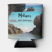 Foto van Tropical Island Coast & Zee Birthday Blikjeskoeler (Voorkant)