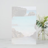 Foto van Tropical Island Coast & Zee Briefpapier (Staand voorkant)