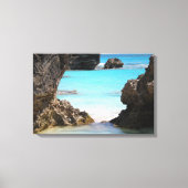Foto van Tropical Island Coast & Zee Canvas Afdruk (Voorkant)
