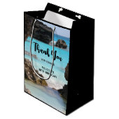 Foto van Tropical Island Coast & Zee Hartelijk dan Medium Cadeauzakje (Voorkant Gekanteld)