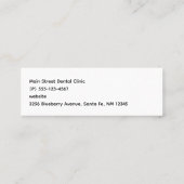 Foto van Tropical Island Coast & Zee Mini Visitekaartje (Achterkant)