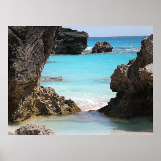 Foto van Tropical Island Coast & Zee Poster (Voorkant)