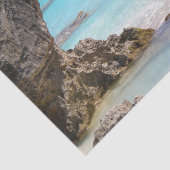 Foto van Tropical Island Coast & Zee Tissuepapier (Detail)