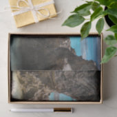 Foto van Tropical Island Coast & Zee Tissuepapier (Geschenk)