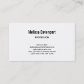 Foto van Tropical Island Coast & Zee Visitekaartje (Achterkant)