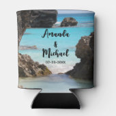 Foto van Tropical Island Coast & Zee Wedding Blikjeskoeler (Achterkant)