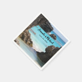 Foto van Tropical Island Coast & Zee Wedding Servet (Hoek)