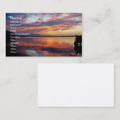 Foto van Tropical Sunset Florida Sunset Visitekaar Visitekaartje (Voorkant / Achterkant)