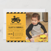 Foto van Truck Birthday Party Kaart (Voorkant)