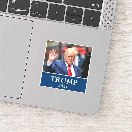 Foto van Trump Sticker (Detail)