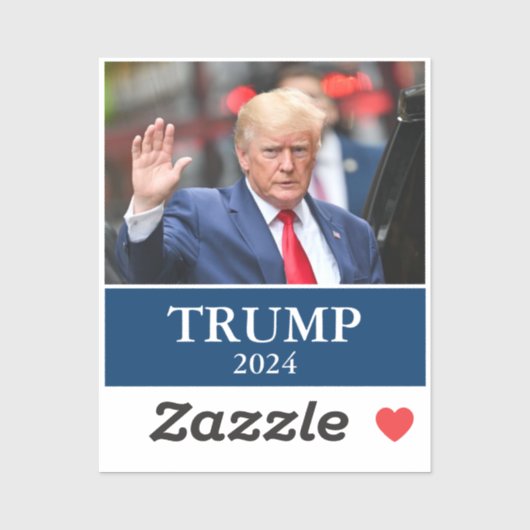 Foto van Trump Sticker (Vel)