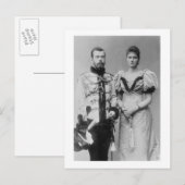 Foto van Tsar Nicholas II (1868-1918) Briefkaart (Voorkant / Achterkant)
