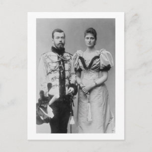 Foto van Tsar Nicholas II (1868-1918) Briefkaart