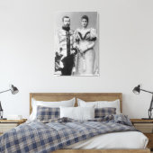 Foto van Tsar Nicholas II (1868-1918) Canvas Afdruk (Insitu (Slaapkamer))