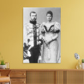 Foto van Tsar Nicholas II (1868-1918) Canvas Afdruk (Insitu (Woonkamer))