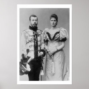 Foto van Tsar Nicholas II (1868-1918) Poster