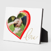 Foto van twee Valentijnen van het script van de ha Fotoplaat (Zijkant)