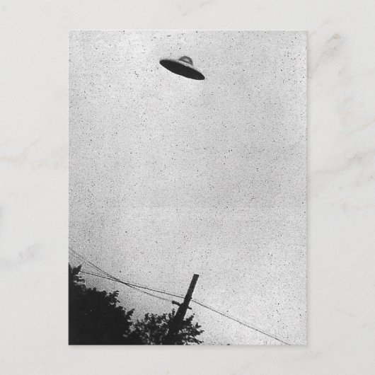 Foto van UFO over Passaic, New Jersey 1952 Briefkaart (Voorkant)