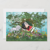 Foto van Unicorn Birthday Party Kaart (Voorkant)