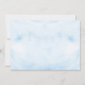 Foto van Unicorn verjaardagsuitnodiging Magische u Kaart (Achterkant)