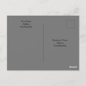 Foto van unieke witte labrador reever Mix Dog Briefkaart (Achterkant)