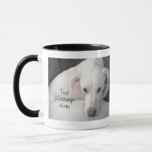 Foto van unieke witte labrador reever Mix Dog Mok