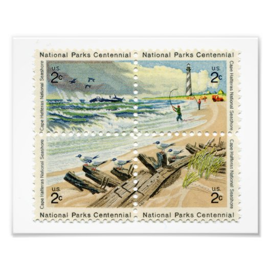 Foto van US Postage Stamp Print Afdruk (Voorkant)