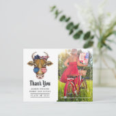 Foto van USA over Afstuderen Foto: Dank u Briefkaart (Staand voorkant)