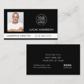 Foto van uw bedrijf of event Logo Black Business  Visitekaartje (Voorkant / Achterkant)