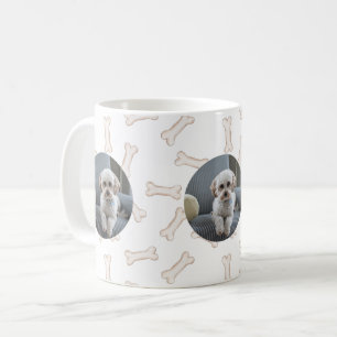 Foto van uw hond Drie Frame Hondenbot Thema Koffiemok