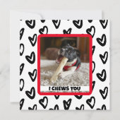 Foto van uw hond Grappig en Schattigee Note Kaart Notitiekaartje (Voorkant)