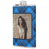 Foto van uw keuze op vinyl gewikkelde fles heupfles (Links)