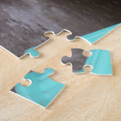 Foto van uw kind met hond legpuzzel (Zijkant)