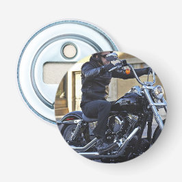 Foto van uw Sjabloon ijskastmagneet Button Flesopener